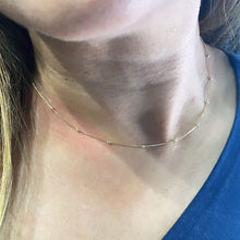 Load image into Gallery viewer, 18k Gold Filled Ultra Thin 0.6mm Satellite Chain