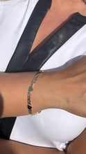 Load image into Gallery viewer, 18k Gold Filled Mariner Link Bracelet With Stamped HeartsWholesale Jewelry Supplies