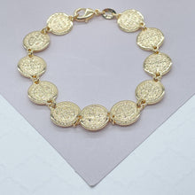 Load image into Gallery viewer, 18k Gold Filled San Benito Link Bracelet Wholesale Jewelry Supplies