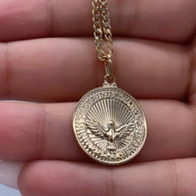 Load image into Gallery viewer, 18k Gold filled Dove Charm, Dije de Paloma Wholesale Jewelry Supplies