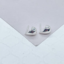 Load image into Gallery viewer, 18k Gold Filled Tear Drop Stud Earrings: Dainty Jewelry