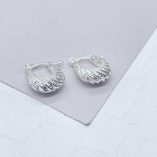 Load image into Gallery viewer, Silver Filled Baby Croissant Hoop