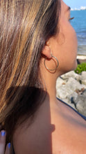 Load image into Gallery viewer, 18k Gold Filled Thin Smooth Plain Hoops
