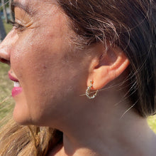 Load image into Gallery viewer, 18k Gold Filled Multi-Twisted Small Hoop Earrings