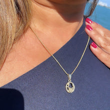 Load image into Gallery viewer, 18k Gold Filled Small See-Through Hamsa Hand