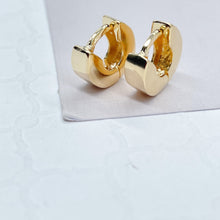 Load image into Gallery viewer, 18k Gold Filled Mini Chunky Huggie Hoop Earrings