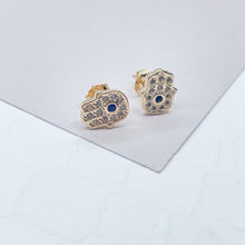 Load image into Gallery viewer, 18k Gold Filled Hamzah Hand Stud Earring