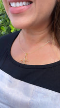 Load image into Gallery viewer, 18 Gold Filled Solid See Through Butterfly Pendant
