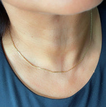 Load image into Gallery viewer, Delicate 18k Gold Filled Mariner Link Chain Necklace (1.5mm)