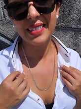 Load image into Gallery viewer, 18k Gold Filled 4mm Double Cuban Link Chain Necklace Jewelry Supplies