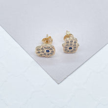 Load image into Gallery viewer, 18k Gold Filled Hamzah Hand Stud Earring