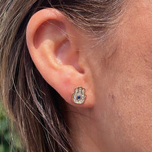 Load image into Gallery viewer, 18k Gold Filled Hamzah Hand Stud Earring