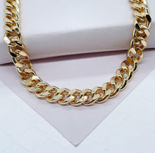 Load image into Gallery viewer, 18k Gold Filled 9mmThick Cuban Link ChainWholesale Jewelry Supplies