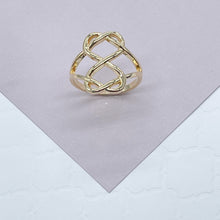 Load image into Gallery viewer, 18k Gold Filled Infinity Ring Dainty Jewelry