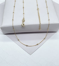 Load image into Gallery viewer, 18k Gold Filled Ultra Thin 0.6mm Satellite Chain