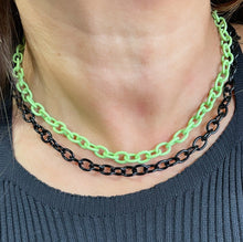 Load image into Gallery viewer, Colorful Enamel Curb Link Chain