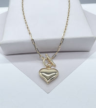 Load image into Gallery viewer, 18k Gold Filled Big Puffy Heart Choker
