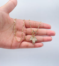 Load image into Gallery viewer, 18k Gold Filled Leaf Toggle Choker