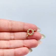 Load image into Gallery viewer, 18k Gold Filled Large Spring Ring Clasp Creative Design Styling Supplies Components & Parts
