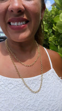 Load image into Gallery viewer, 18k Gold Filled 5mm Rolo Link Chain