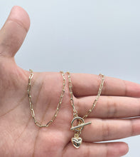 Load image into Gallery viewer, 18K Gold Filled Puffy Baby Heart Choker