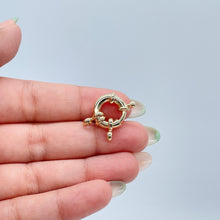 Load image into Gallery viewer, 18k Gold Filled Large Spring Ring Clasp Creative Design Styling Supplies Components & Parts