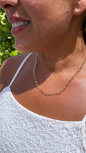 Load image into Gallery viewer, 18k Gold Filled 5mm Rolo Link Chain