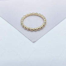 Load image into Gallery viewer, 18k Gold Filled Beaded Band Ring