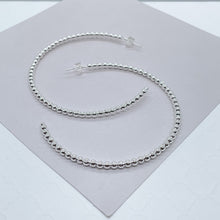 Load image into Gallery viewer, 18k Gold Filled Extra Large Beaded Hoops