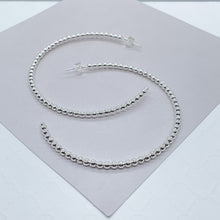 Load image into Gallery viewer, 18k Gold Filled Extra Large Beaded Hoops