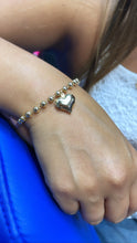 Load image into Gallery viewer, 18k Gold Filled Gold Beaded Heart Set for Kids
