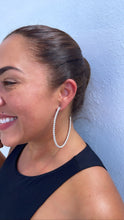 Load image into Gallery viewer, 18k Gold Filled Extra Large Beaded Hoops