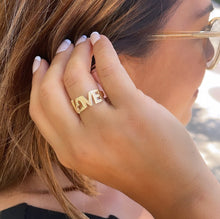 Load image into Gallery viewer, 18k Gold Filled LOVE Ring