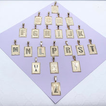 Load image into Gallery viewer, 18k Gold Filled Dainty Initial Pendant