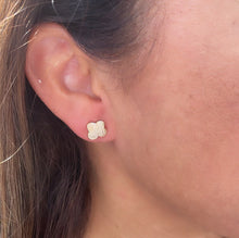 Load image into Gallery viewer, 18k Gold Filled Puffy Butterfly Stud Earrings