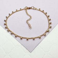Load image into Gallery viewer, 18k Gold Filled Satellite Style Ankle Bracelet