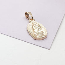 Load image into Gallery viewer, 18k Gold Filled Small Plain Guadalupe Pendant