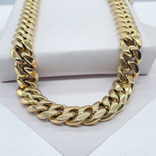 Load image into Gallery viewer, 14k Gold Filled Miami Cuban Link Chain Necklace, 14mm Thick