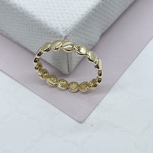 Load image into Gallery viewer, 18k Gold Filled Flat Bead Ring