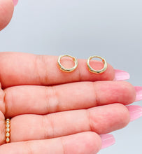 Load image into Gallery viewer, 18k Gold Filled Plain Extra Small Huggie Earring