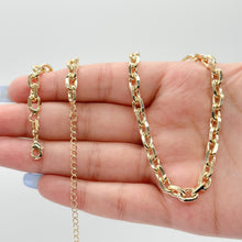 Load image into Gallery viewer, 18k Gold Filled Chunky 6 mm Cable Link Paper Clip Set