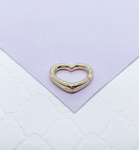 Load image into Gallery viewer, 18k Gold Filled Carabiner Snap Lock, Connector Chain Pendants & Charms, Creative Styling Parts Components