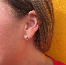 Load image into Gallery viewer, 18k Gold Filled Extra Small Tree Leaf Earring