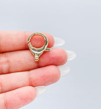 Load image into Gallery viewer, 18k Gold Filled Plain Crab Claw Clasp