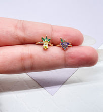Load image into Gallery viewer, 18k Gold Filled Fruit Themed Earring Cuffs