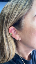 Load image into Gallery viewer, 18k Gold Filled Rainbow Themed Butterfly Earring Cuff