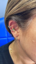 Load image into Gallery viewer, 18k Gold Filled Fruit Themed Earring Cuffs