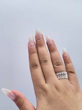 Load image into Gallery viewer, 925 Sterling Silver Unified Circle Ring With engraved textures
