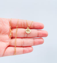 Load image into Gallery viewer, 18k Gold Filled World Map Medallion Set, Airplane earrings, travel gift