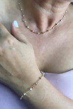 Load image into Gallery viewer, 18k Gold Filled Diamond Shaped Gold Guard With Small Round Pearl Set